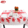 Blood Handprint Peva Toalha de Tablecloth para Halloween
